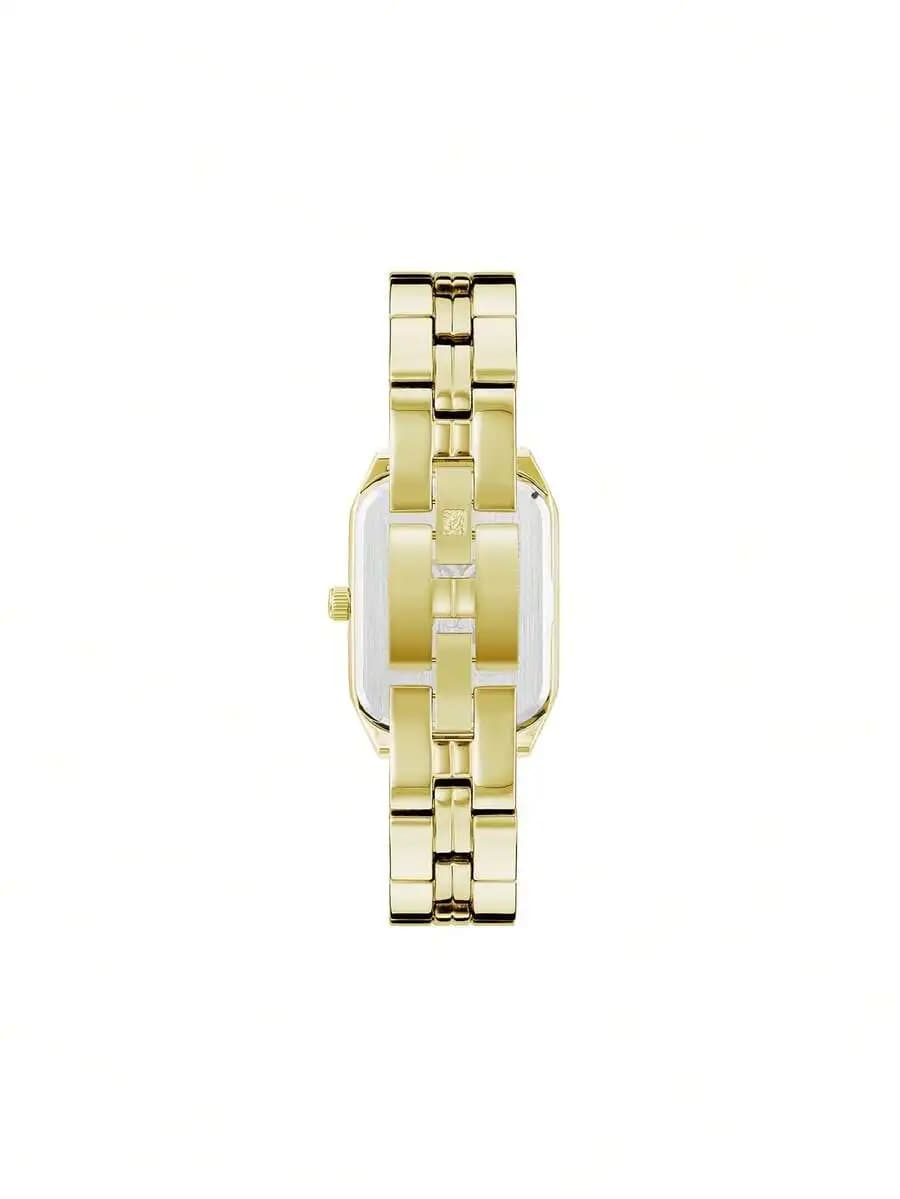 Elegante orologio analogico al quarzo quadrato con bracciale regolabile da donna