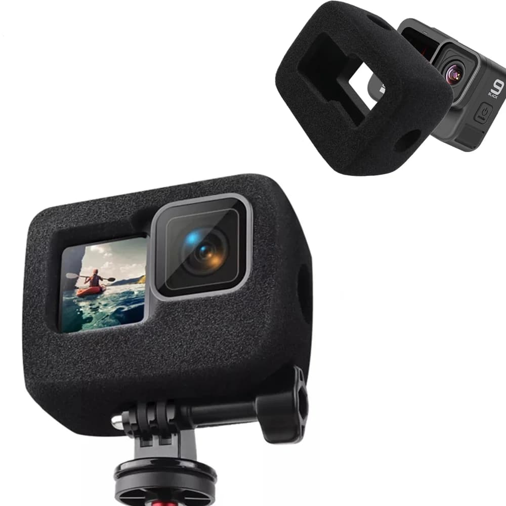 Parabrezza Vento Riduzione Del Rumore Spugna Custodia In Schiuma Per GoPro HERO 12 10 9 Custodia Della Copertura Per Gopro Hero 11 Action Camera Accessorie