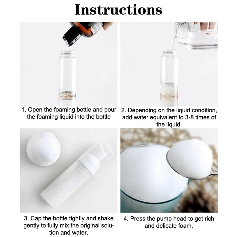 1 pz Viaggio Pulizia Cosmetici Imballaggio 40/50/60/100 ml Scatola Dispenser di Schiuma Bottiglie di Pompa di Plastica Sapone Vuoto Bottiglia Riutilizzabile