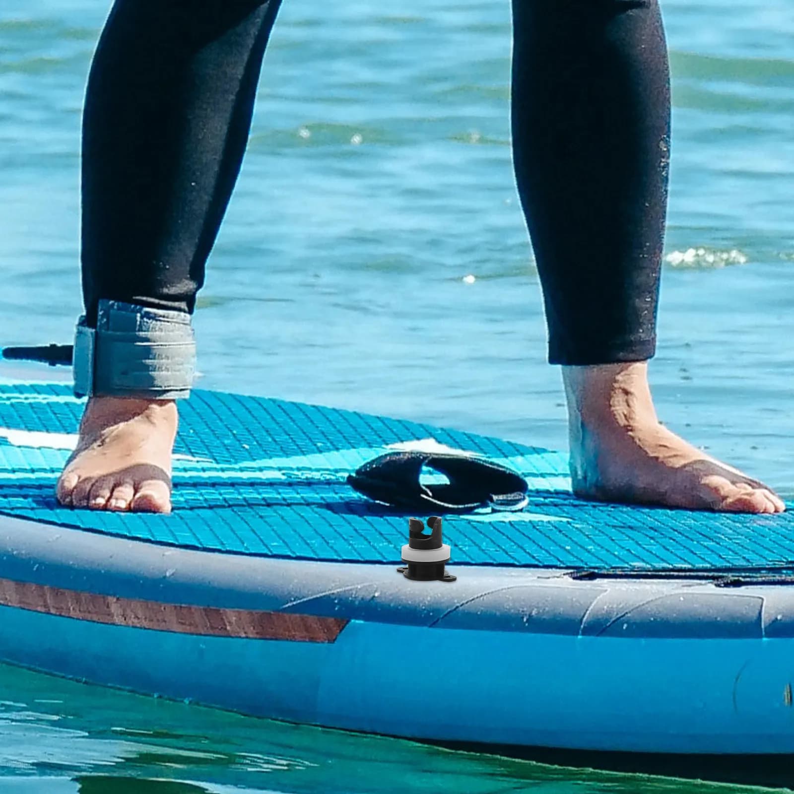 Adattatore universale per valvola aria gommone gonfiabile 6 pezzi, connettore per valvola kayak SUP, adattatori per tubo pompa per attacco rapido
