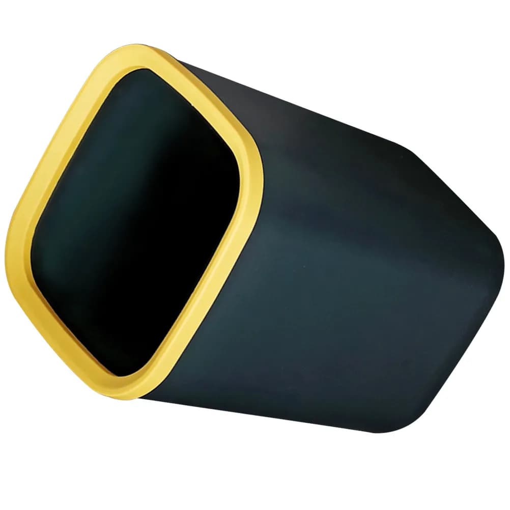 Large Capacity Plastic Square Trash Can Portable Household Wastebasket for Kitchen Bathroom Office Bedroom Multi-Purpose Garbage