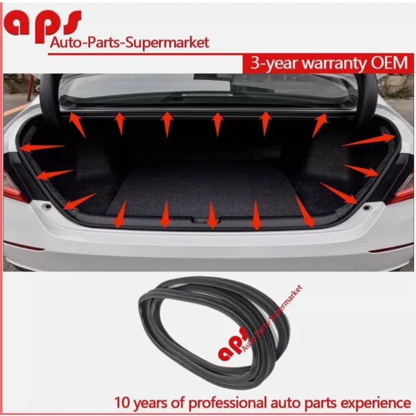Guarnizione in gomma per coperchio del bagagliaio con guarnizione adatta per Honda Civic 2006-2011
