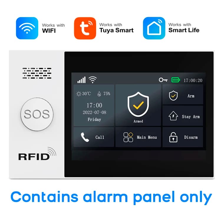 PG-107 Tuya Wireless Home WIFI GSM GPRS Antifurto Sicurezza domestica con rilevatore di movimento Sensore Sistema di allarme antifurto Controllo APP