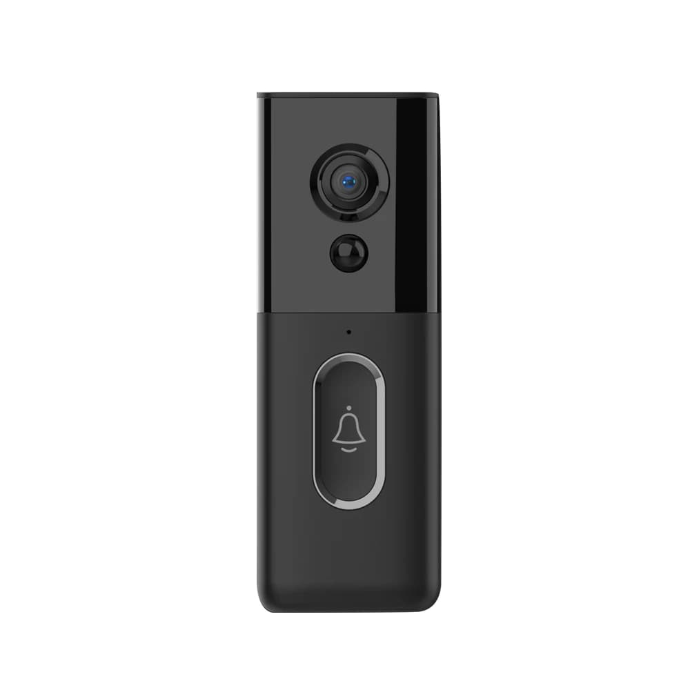 Videocamera per campanello 1080P Videocitofono 2 Trillion Pixel Campanello intelligente impermeabile alimentato a batteria da 8000 mAh
