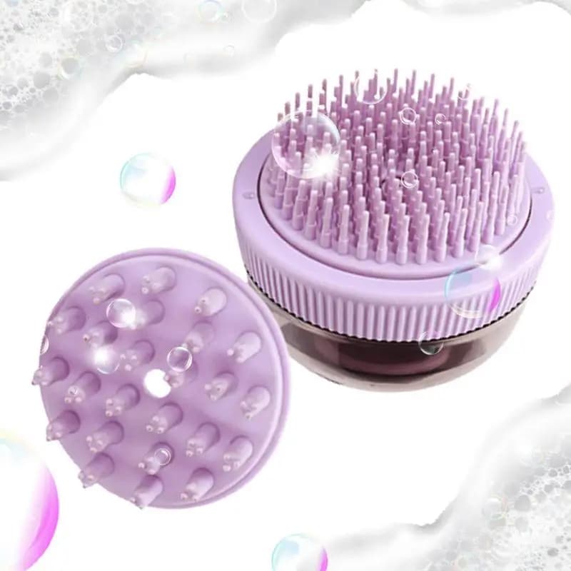 Spazzola per dispenser di shampoo per animali domestici Spazzola per doccia per toelettatura animali domestici con dispenser di sapone Scrubber da bagno per cani per gatti a pelo lungo e corto