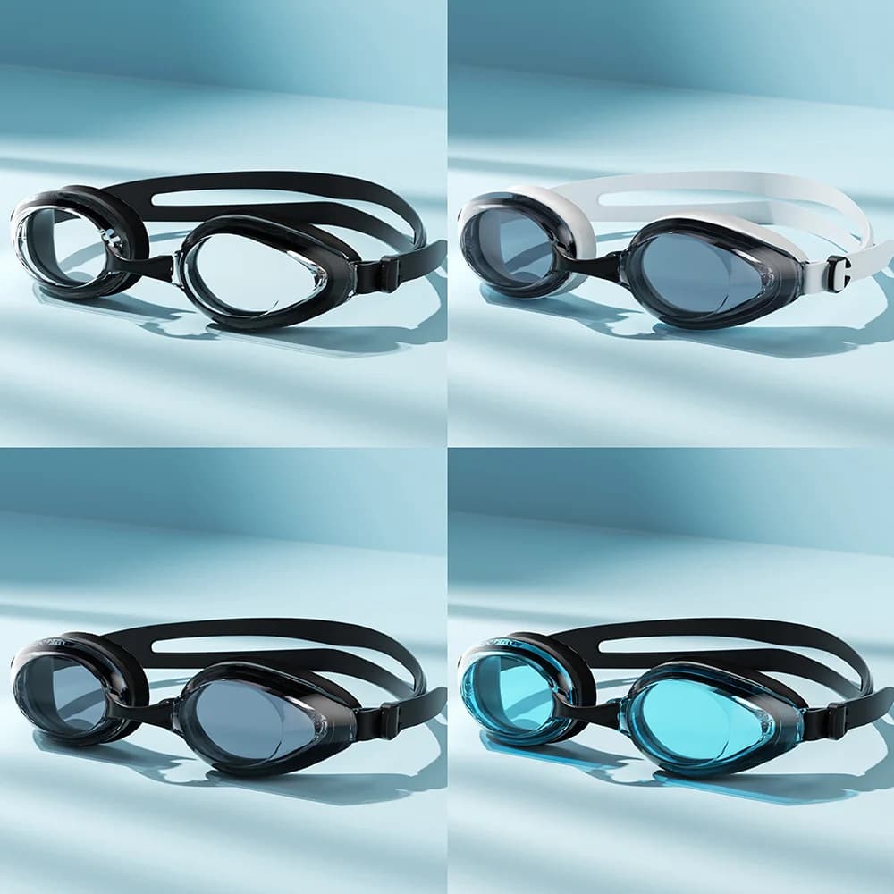 Professional waterproof swimwear for adults - Unisex swim glasses with UV protection for women