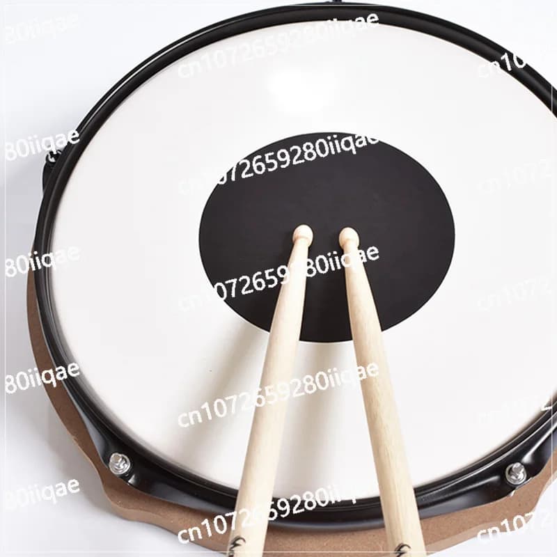 12Inch Realistic Drum Set Pad Practice Improve Drum Kit For Beginners Sandblasted Mute Skin Sturdy Stand For Percussion Training