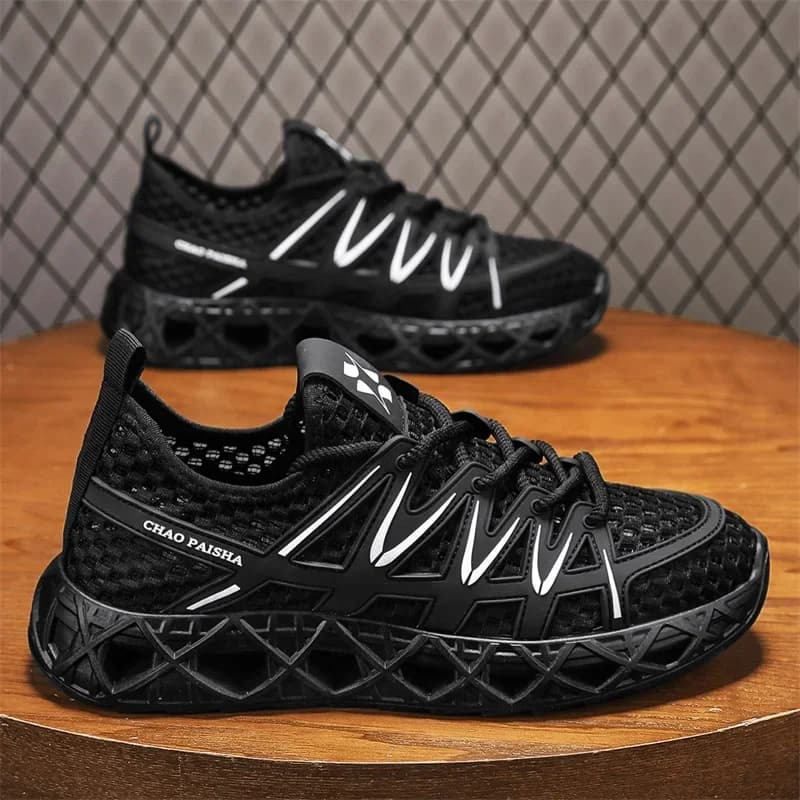 Scarpe da uomo Sneakers Mesh Casual Traspirante Sport Estate Outdoor Tennis Corsa Designer Mocassini da trekking Piattaforma di lusso