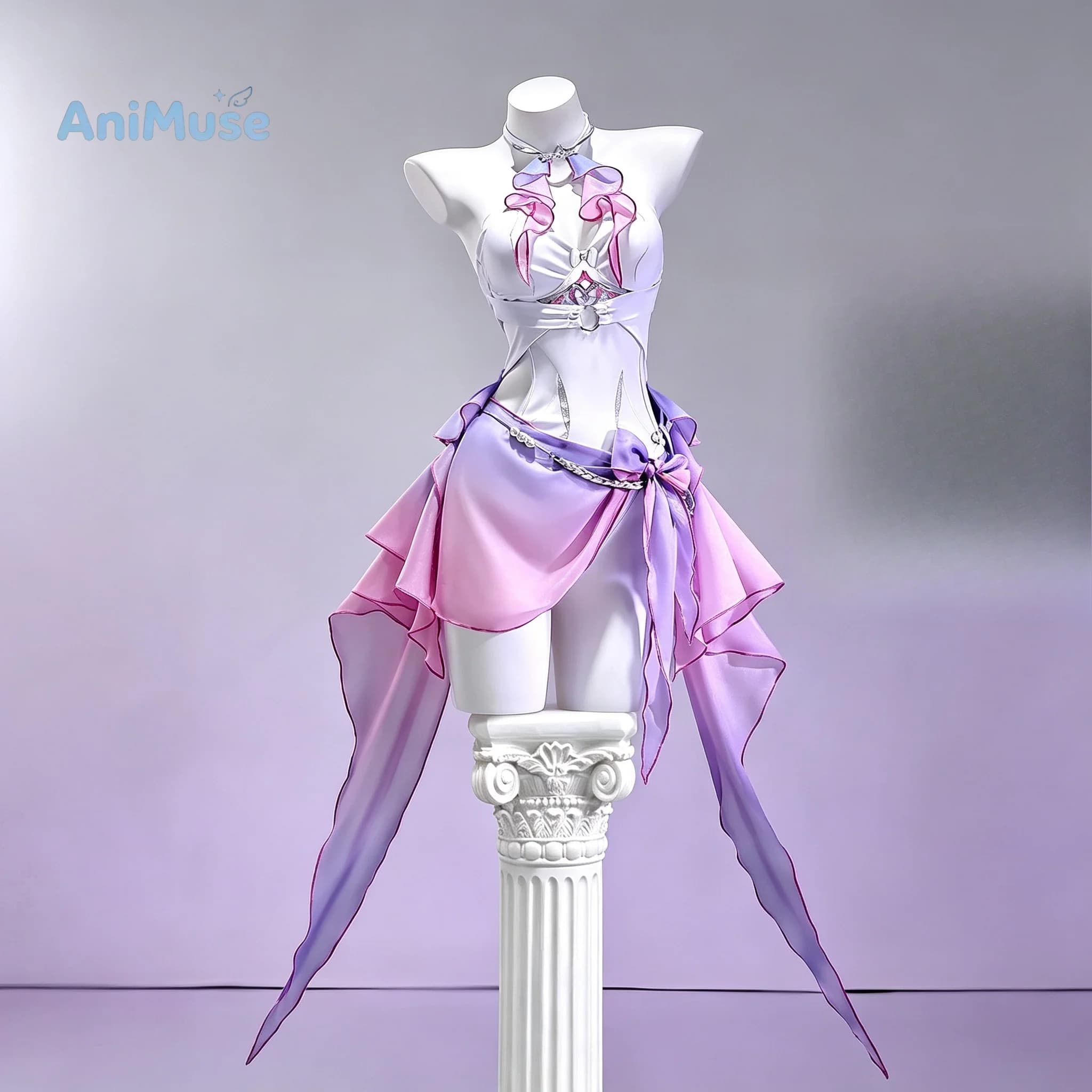 Game ZZZ Zenless Zone Zero Remielle Dan Solitary Dance in the Shadow Pool‌ Cosplay Costume Swimsuit Summer Party AniMuse