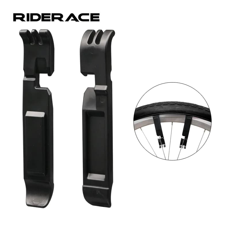 2 pezzi leva per pneumatici per biciclette 3 in 1 cucchiaio per pneumatici per bici da strada pinza da demolizione pinze per catena di collegamento MTB strumento di riparazione pneumatici multifunzionale