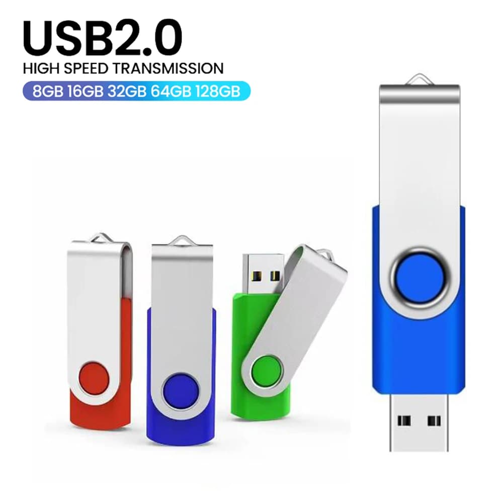 Chiavetta USB 2.0 ad Alta Velocità per PC 16GB 32GB 64GB 8GB e 4GB 32GB 128GB Mini Chiavetta USB Portatile