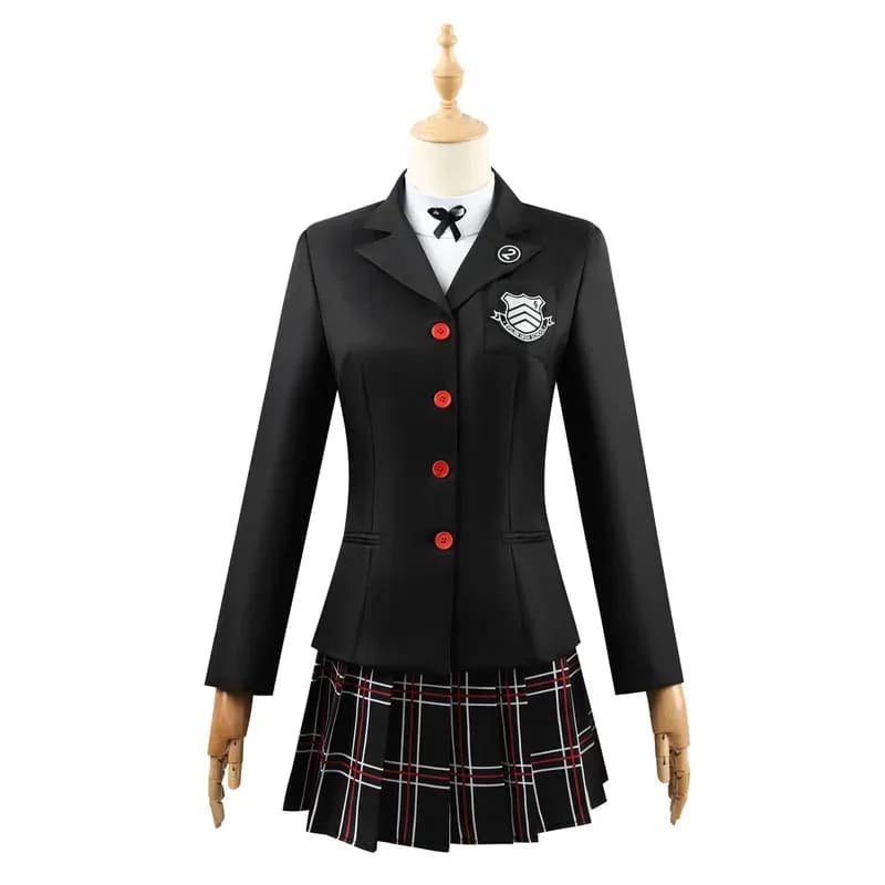 Kasumi Yoshizawa Costume Cosplay Scuola Distintivo Vestito JK Uniforme Vestito Per Le Donne Degli Uomini Halloween Party Gioco di Ruolo Outfita;3,v'5.t;8,
