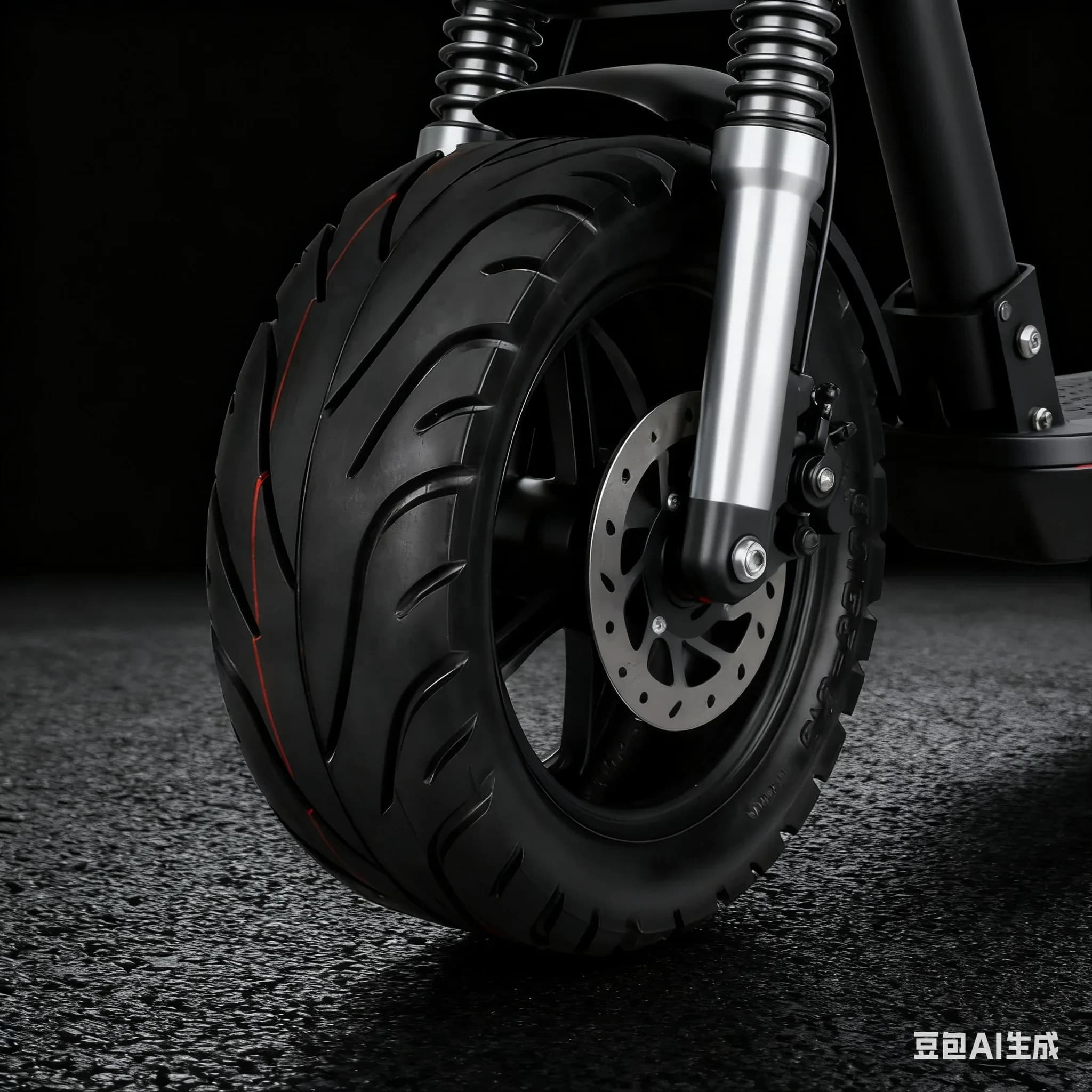 Pneumatico per scooter elettrico addensato da 10 pollici - Parte di ricambio antiscivolo e resistente alla foratura per pneumatici per autostrada 90/65-6.5