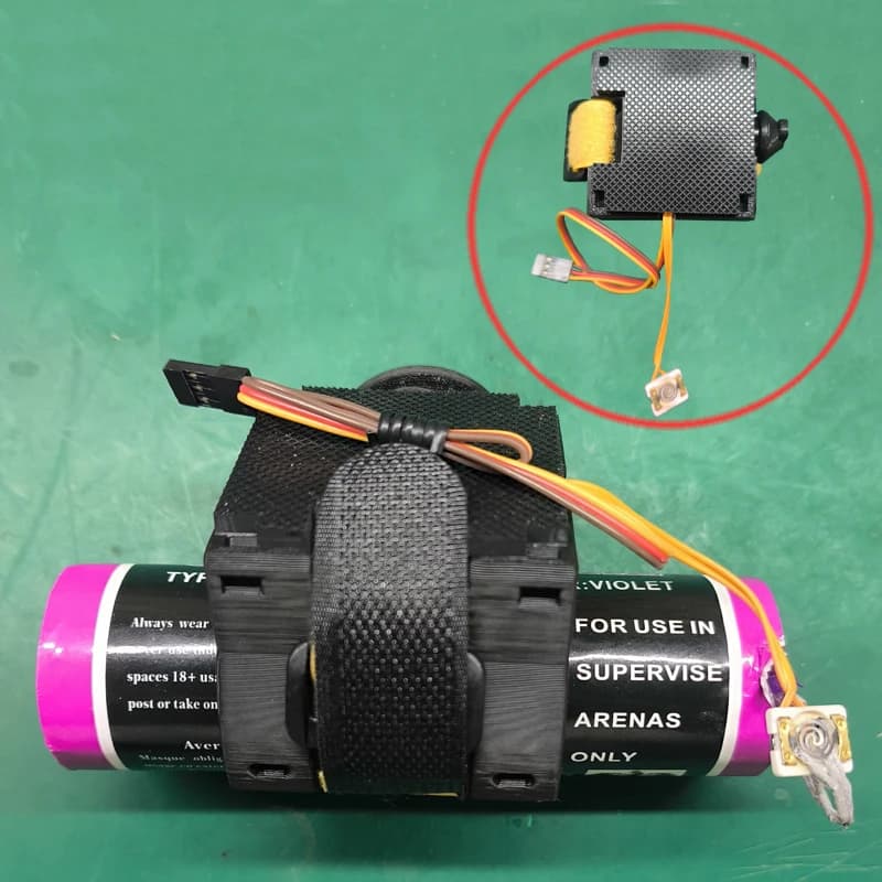 1PCS FPV Drone Fumo Accenditore Contagocce 9-30V Rotate 360 Degrees Servo PLA 3D Launcher Printed Exterior Guscio for Airdrop System