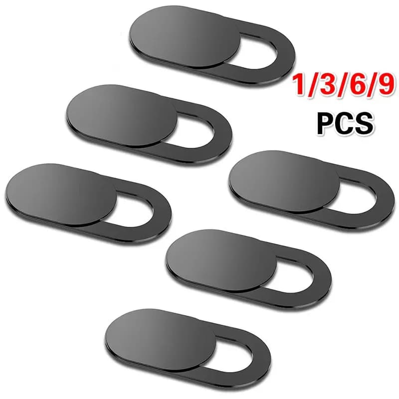 Camera cover with magnetic cursor for shutter, plastic webcam cover for Pad, tablet, web, laptop, PC, camera, cell phone lenses, privacy sticker