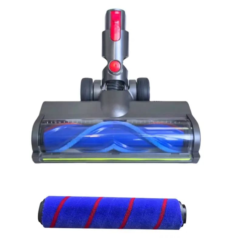 ABUL - V Shape Soft Roller Brush Kit with Green LED Lights for Vacuum Cleaner Dyson V7 V8 V10 V11 V15
