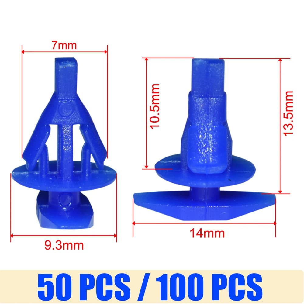 50/100PCS Auto Elementi di Fissaggio Auto Porta E Finestre Striscia di Tenuta Guarnizione Fermo Pinze Per VW per Honda per Toyota per Nissan
