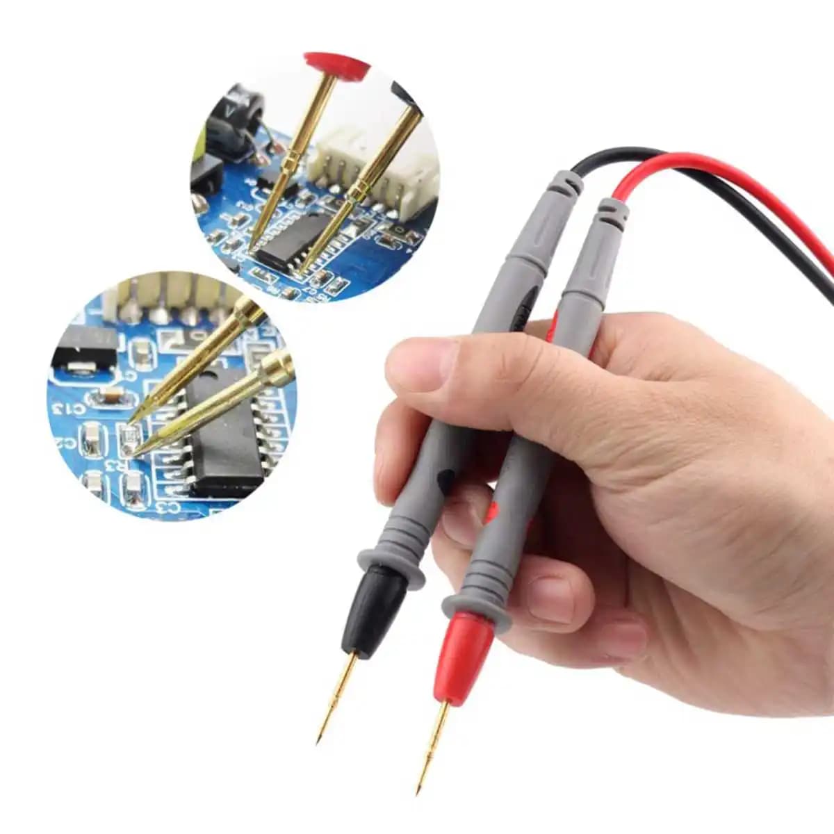 Multimeter Probe Test Line Multimeter Test Leads 1000V/20A (Gold-Plated Special Tip)