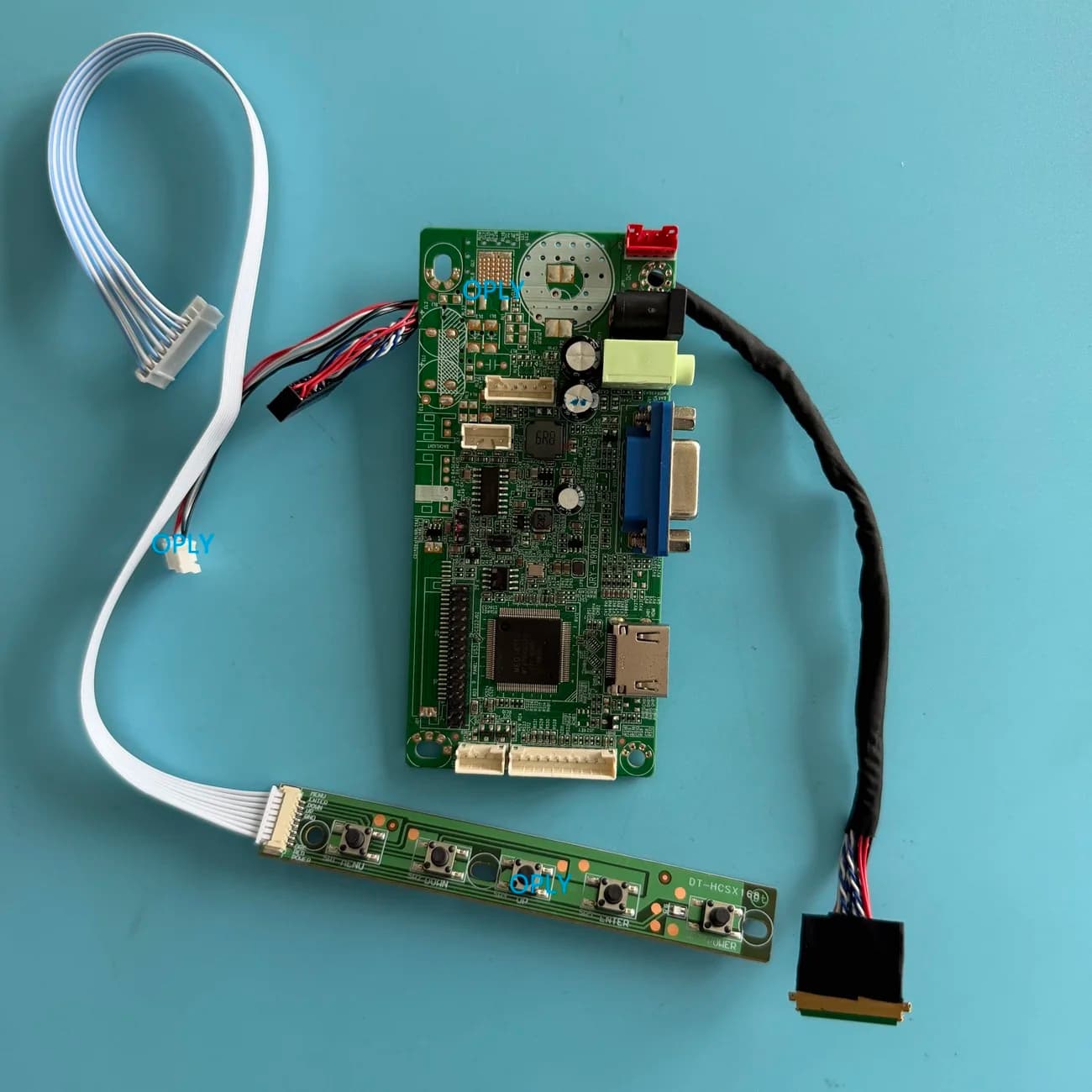 Kit scheda controller 58C compatibile HDMI per B101EW01 B101EW02 1280×720 10.1" Kit LED Pannello schermo monitor Audio in VGA LED LCD