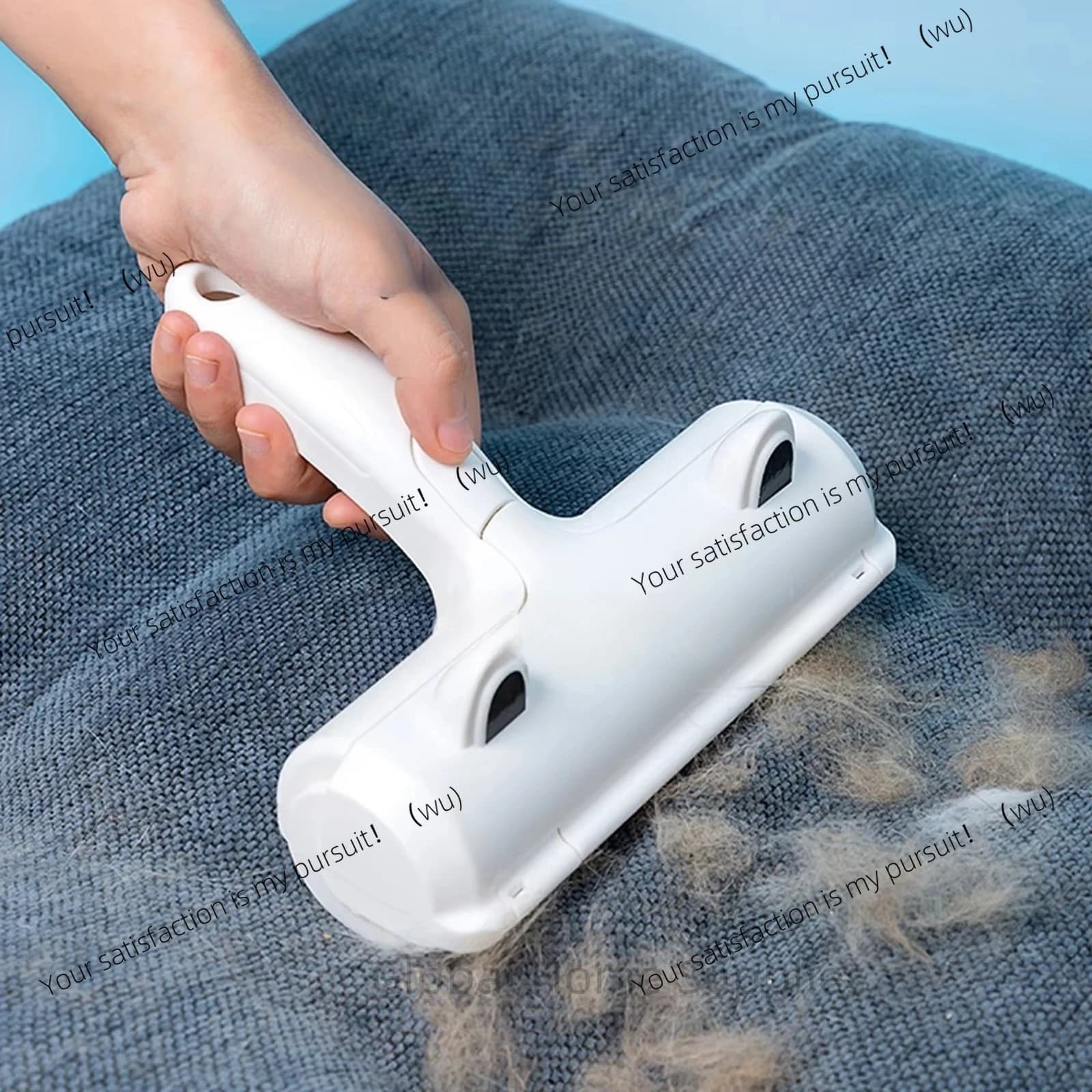 Cat Hair Remover Brush Large Pet Fluff Roller Portable Washable Cat Dog Lint Furniture Sofa Cleaning Tool Reusable Self-cleaning