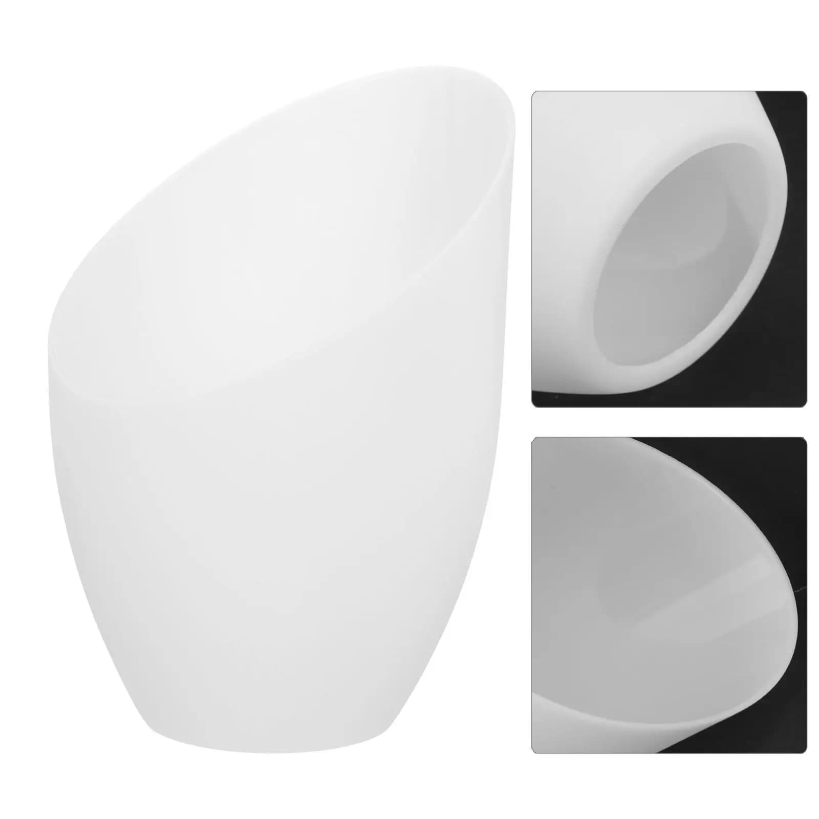 2Pcs Semi-Circle Plastic Lamp Shade Covers White Horseshoe Design Replacement Floor Bedside Desk Lamps Lighting Fixture