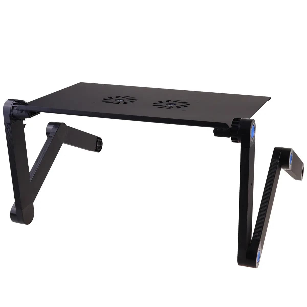 1Pcs Laptop Cooling Desk Adjustable Folding Metal Computer Stand Suitable Under 17 Inch Portable Bed Table Projector Book Tray