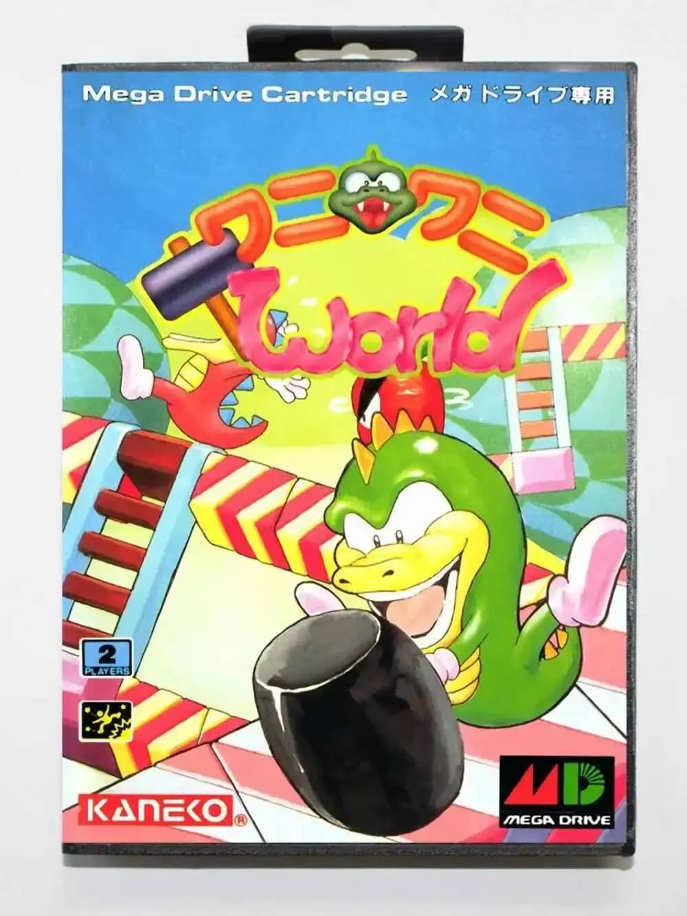 Nuovo arrivo Wani Wani World 16bit MD Game Card per Sega MegaDrive/Genesis con scatola al dettaglio
