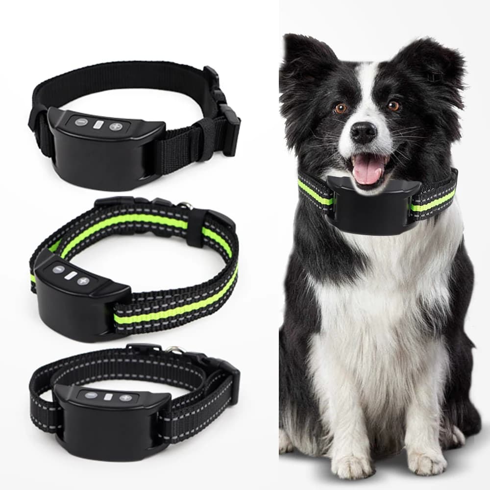 Collare per cani automatico Stop Barker Collare elettrico per cani da compagnia Dispositivo per smarrare per cani da compagnia ad ultrasuoni Collare antiurto Recinzione per cani Dispositivo per smarrare