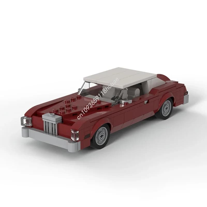 323pcs MOC Continental Mark IV 8wide MOD City Champions Supercar Modello Building Blocks Idea Assemblare Giocattoli per bambini Regali di Natale
