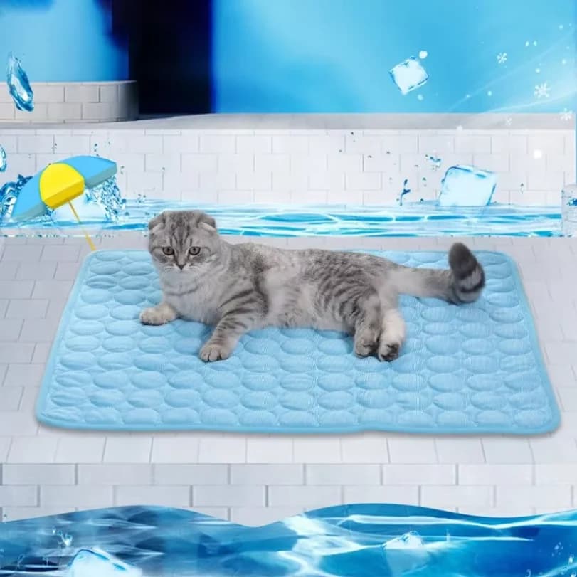 Tappetini Refrigeranti per Animali Domestici, Cuscino Rinfrescante Estivo per Cani e Gatti, Cuccia a Nido, Tappetino Rinfrescante Durevole per Divano, Coperta Rinfrescante per Cani di Piccola Taglia e Animali Domestici