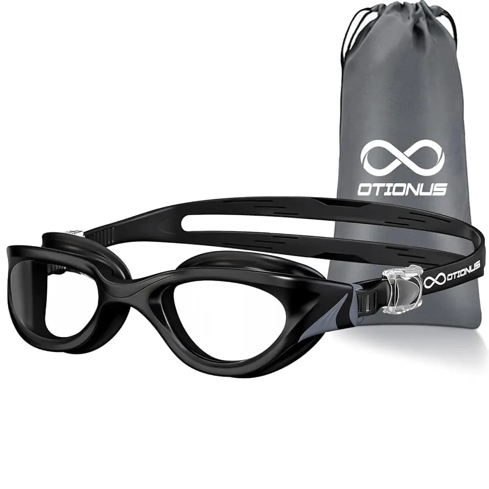 Occhialini da Nuoto per Adulti, Antiappannamento, Protezione UV, Senza Perdite d'Aria, Ampia Visuale, Visione Chiara, Unisex per Uomini e Donne
