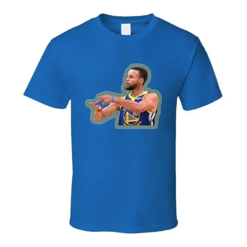 Maglietta da basket con anello di Steph Curry