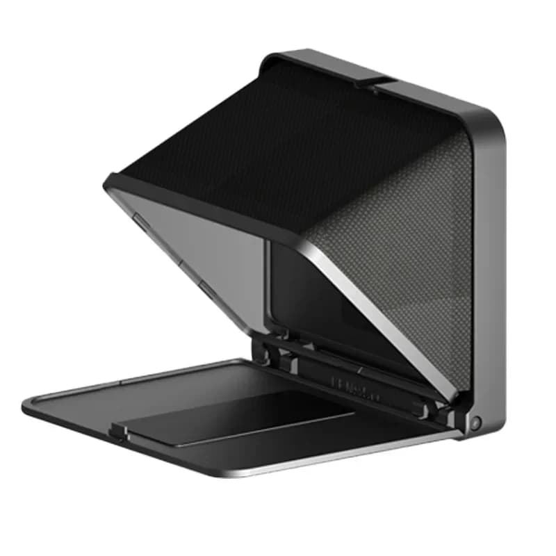 Teleprompter per cellulare con ampio schermo, pieghevole e portatile, per video live su Douyin, compatibile con tablet, fotocamere e reflex digitali.