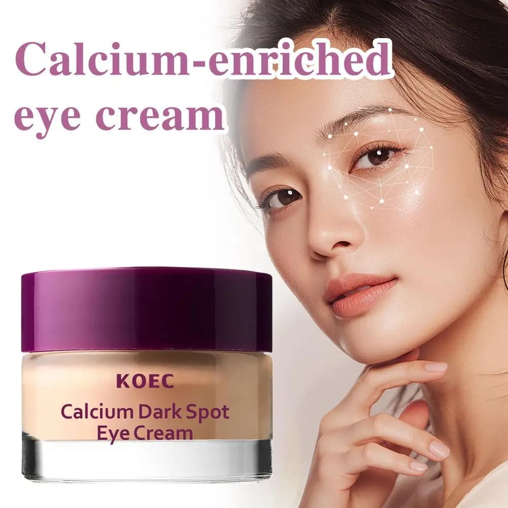 Crema Contorno Occhi Coreana al Collagene Peptidico Effetto Lifting e Rassodante, Crema Occhi Levigante Antirughe con Complesso di Calcio, Crema Occhi Antimacchia Cemenrete