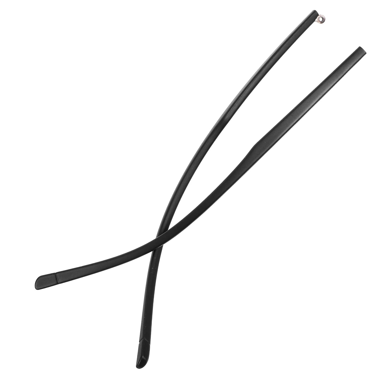 1 pair of flexible glasses spare arms, light and comfortable glasses legs with anti-slip tips for sunglasses and frames