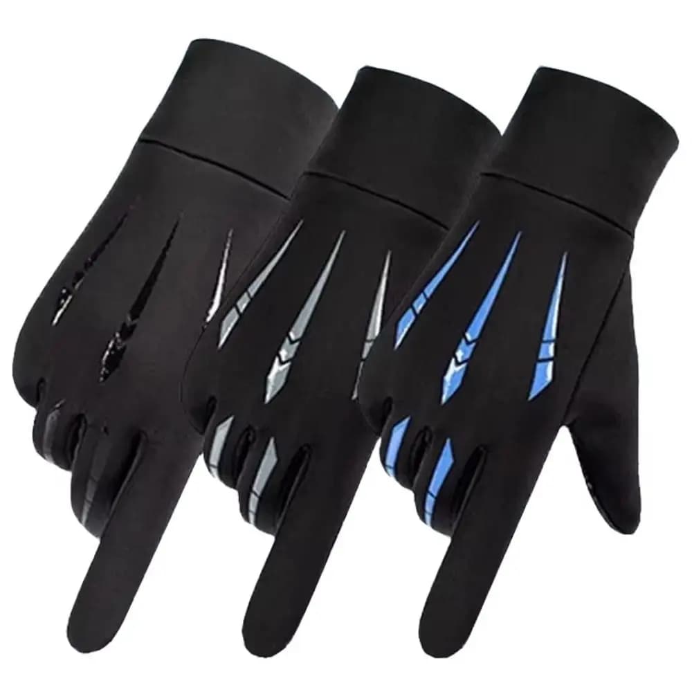 Warm Winter Cycling Gloves Waterproof Windproof Riding Protective Mittens Thermal Anti-Slip Full Finger Gloves Motorcycle Riding