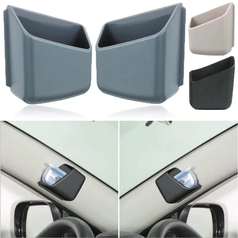 2 pezzi occhiali da sole per auto organizzatore occhiali porta occhiali organizzatore per telefono scatole portaoggetti tasca accessori interni auto all'ingrosso