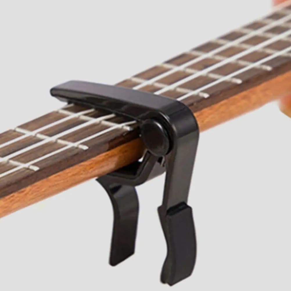 Capotasto per chitarra in metallo per chitarra acustica, elettrica, classica, ukulele, leggero, portatile, accessorio per chitarra