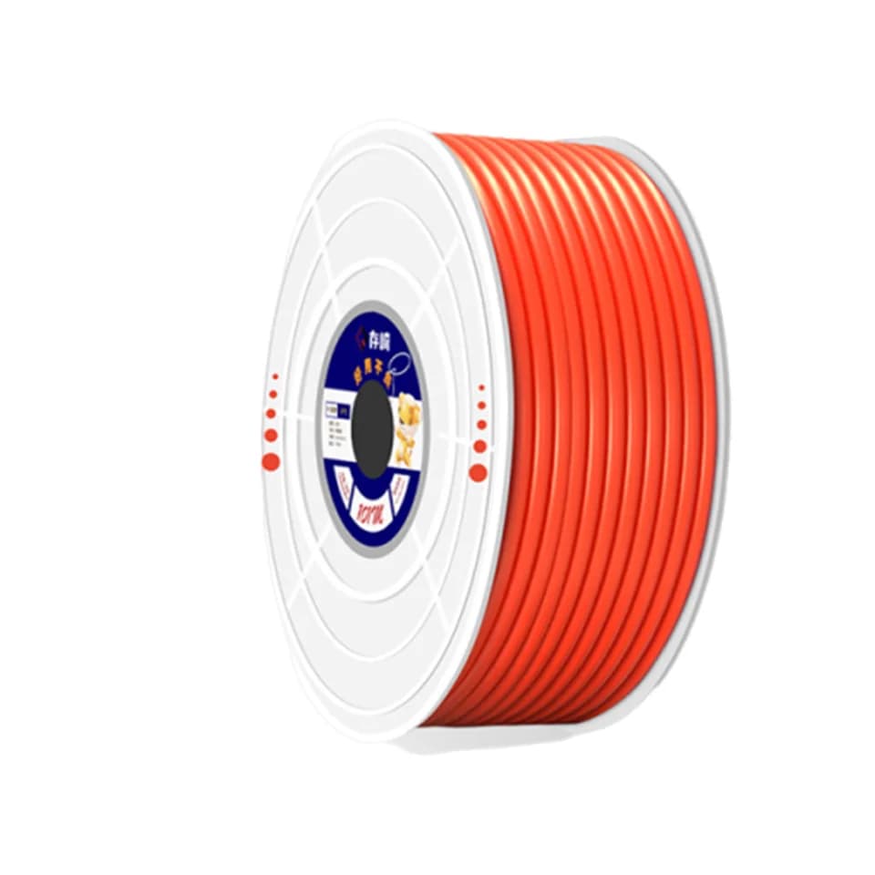 Tubo PE, 80m, 8*5.5mm, 10*6.5mm, 12*8mm, Arancione-Rosso, Tubo per Irrigazione Agricola, Tubo in Plastica Resistente all'Usura, Tubo per Irrigazione Giardino, Speciale per Trasferimento Acqua in Ingegneria, Tubo in Plastica Antiesplosione