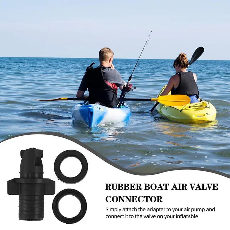 Universal Inflatable Boat Air Valve Adapter Leakproof Durable Air Pump Hose Connector For Kayak Paddle Board Inflation Tool