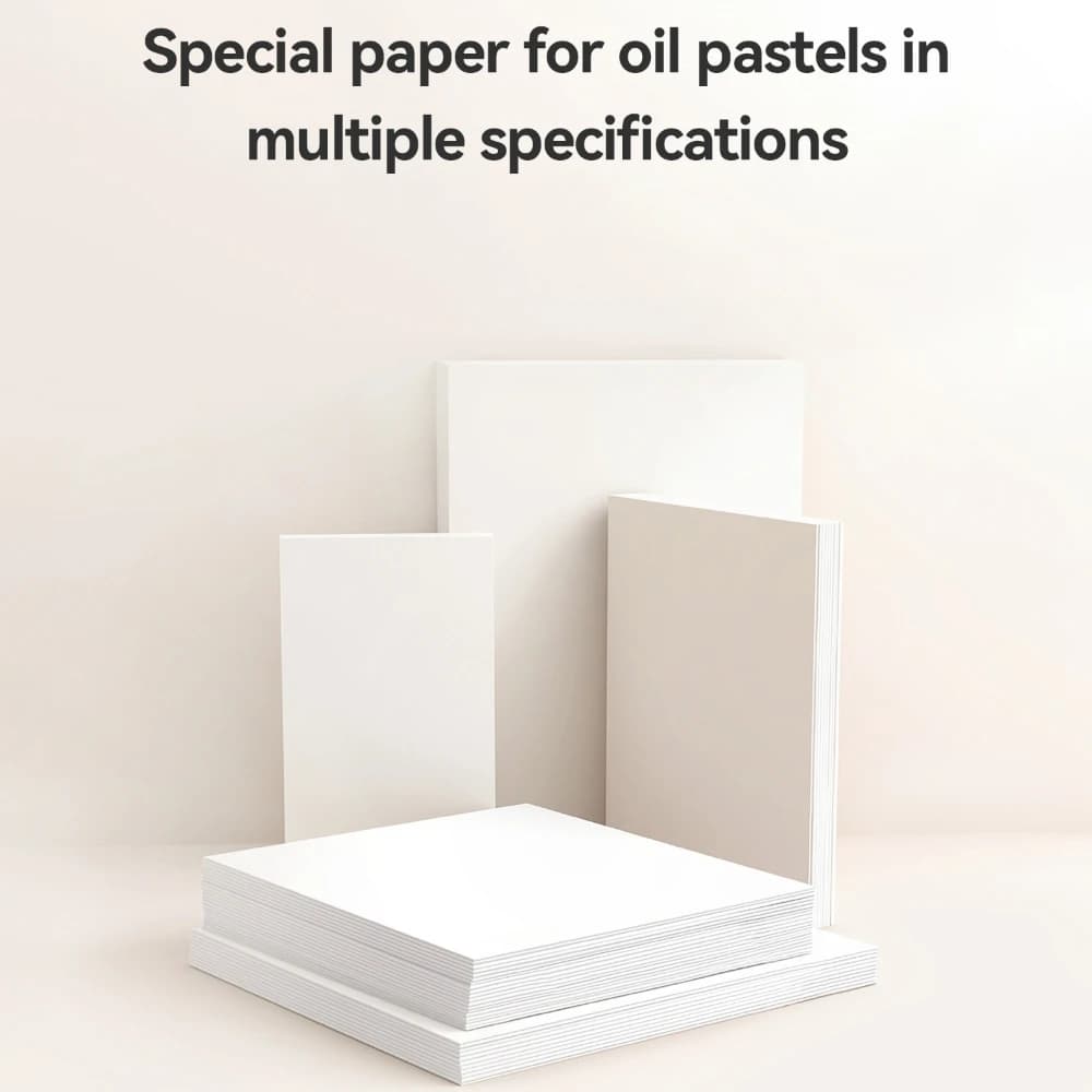 Square Oil Pastel Paper 300gsm Artists Professionals Art Paper Blank for Oil Pastels Markers Sketching 32k/16k/A5/A4/15/20/10cm