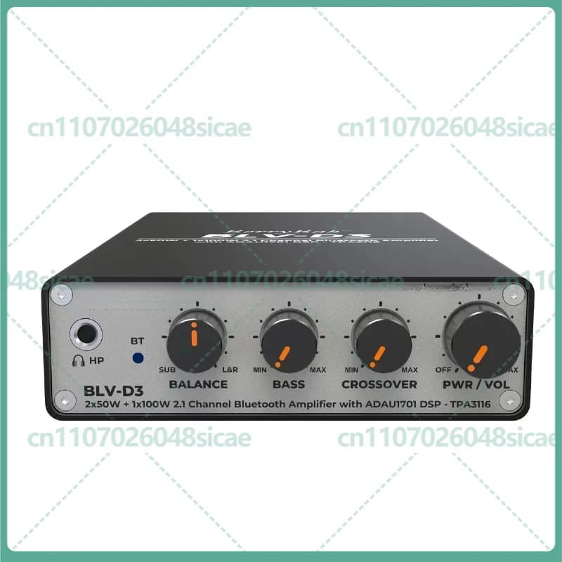 BLV-D3 2.1CH Digital Amplifier TPA3116+ADAU1701 2x50W+100W Bluetooth 5.1 APTX DSP Audio Subwoofer Power Amp Module