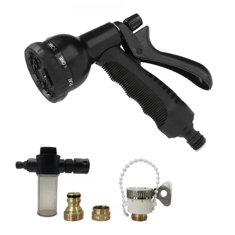 Pistola ad acqua da giardino best seller, pistola per lavaggio auto ad alta pressione, ugello multifunzione per tubo, attrezzo multifunzione per irrigazione del giardino