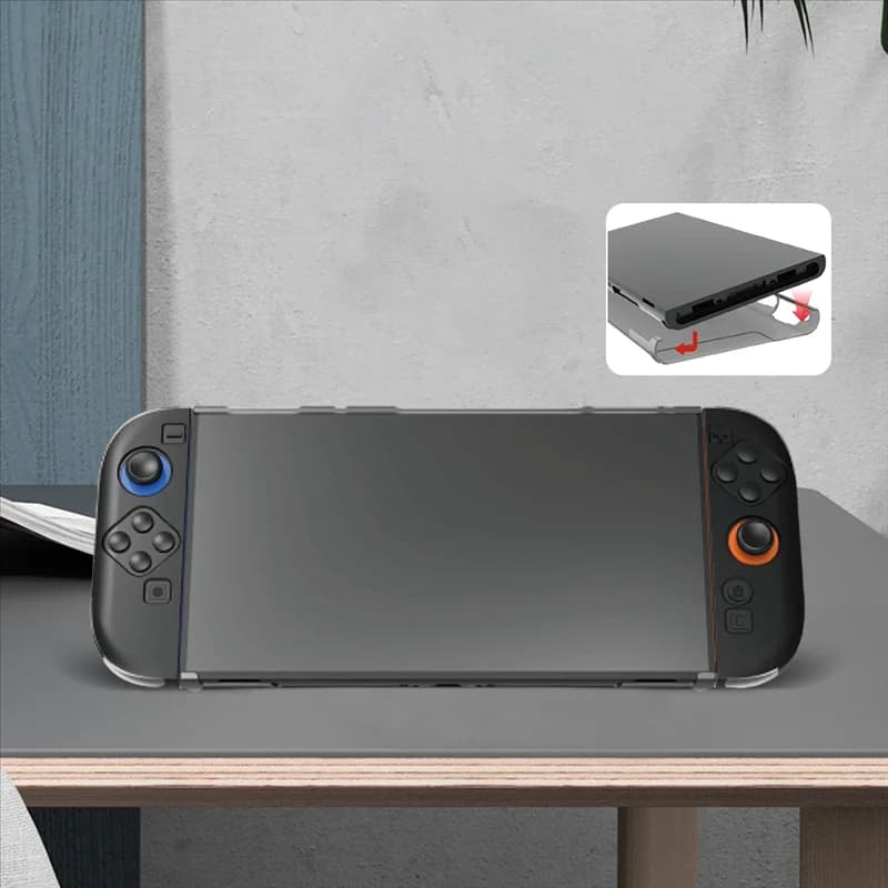 BTLIFE-Per Switch 2 Custodia protettiva staccabile con protezione per lo schermo e cappucci per impugnatura per pollice Custodia controller per Nintendo Switch 2