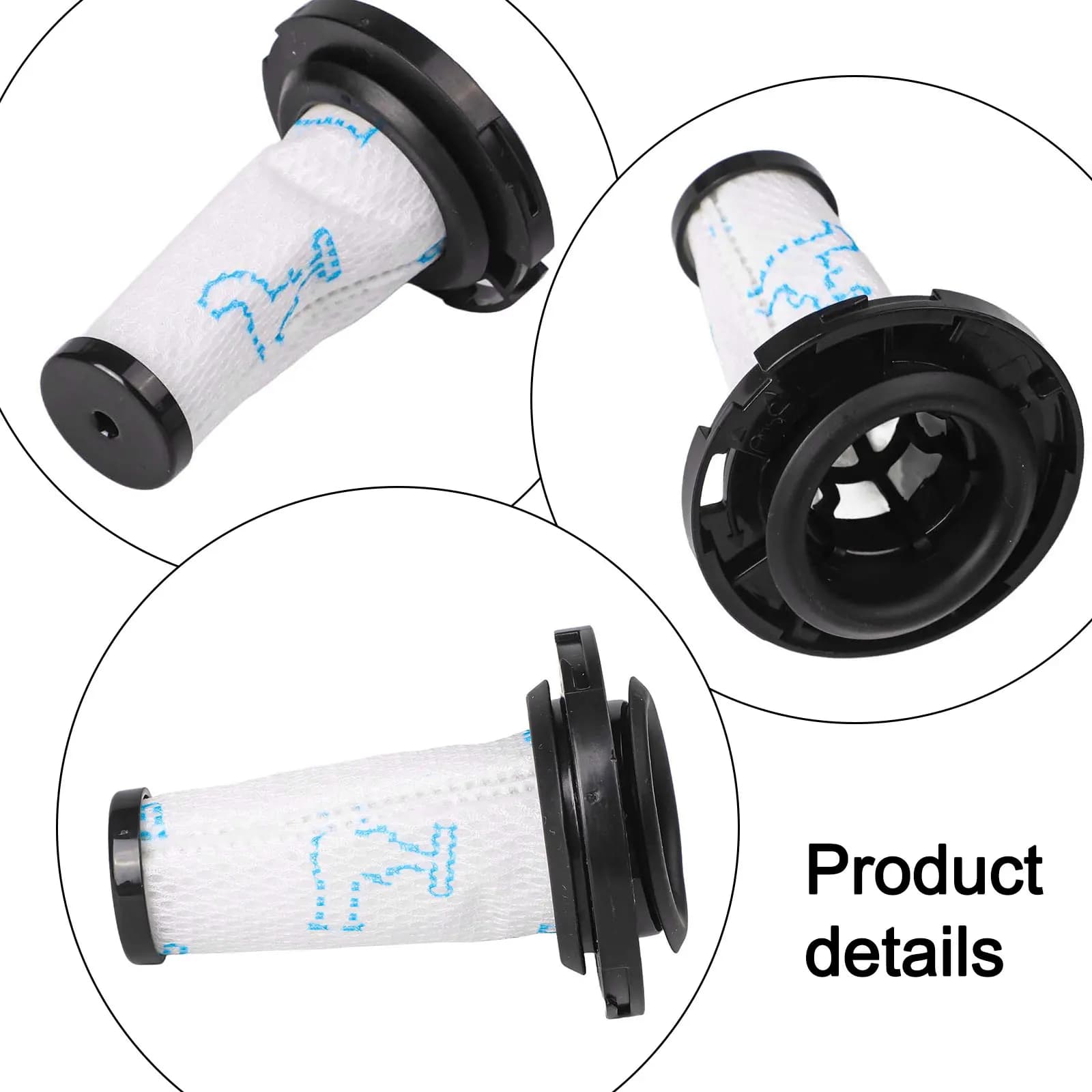 Per X-Pert 7.60 RH6A35WO/RH6A39WO/RH6A31WO/RH6A33WORH6A33 Filtri Aria Lavabili Filtro Antipolvere A Prova di Polvere Aspirapolvere Accessori