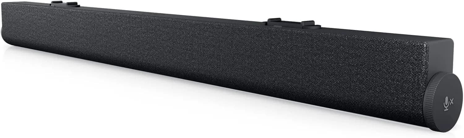 Soundbar Sottile per Monitor con Montaggio Magnetico, Microfono con Funzione Mute, Controllo Chiamate, Certificata per Zoom e Teams