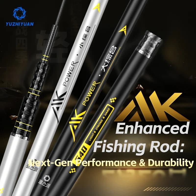 Carbon fiber fishing rod – Multipurpose platform style, specific for crucian carp – For fresh water (fiumi, lakes)