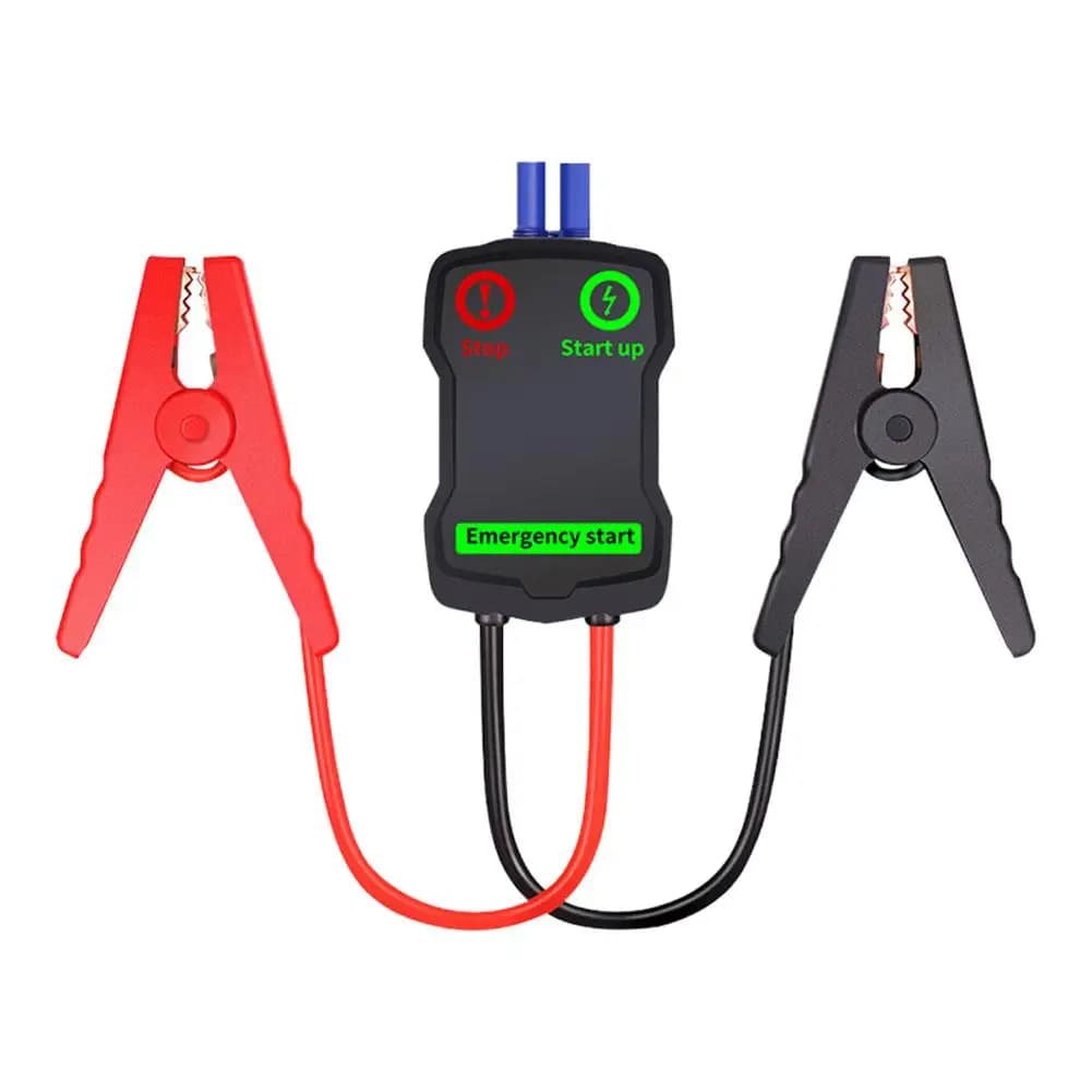 Clip per cavo jumper di emergenza per auto 12v Morsetto intelligente Booster Clip per batteria intelligente Avviatore di emergenza con connettore EC5 a coccodrillo