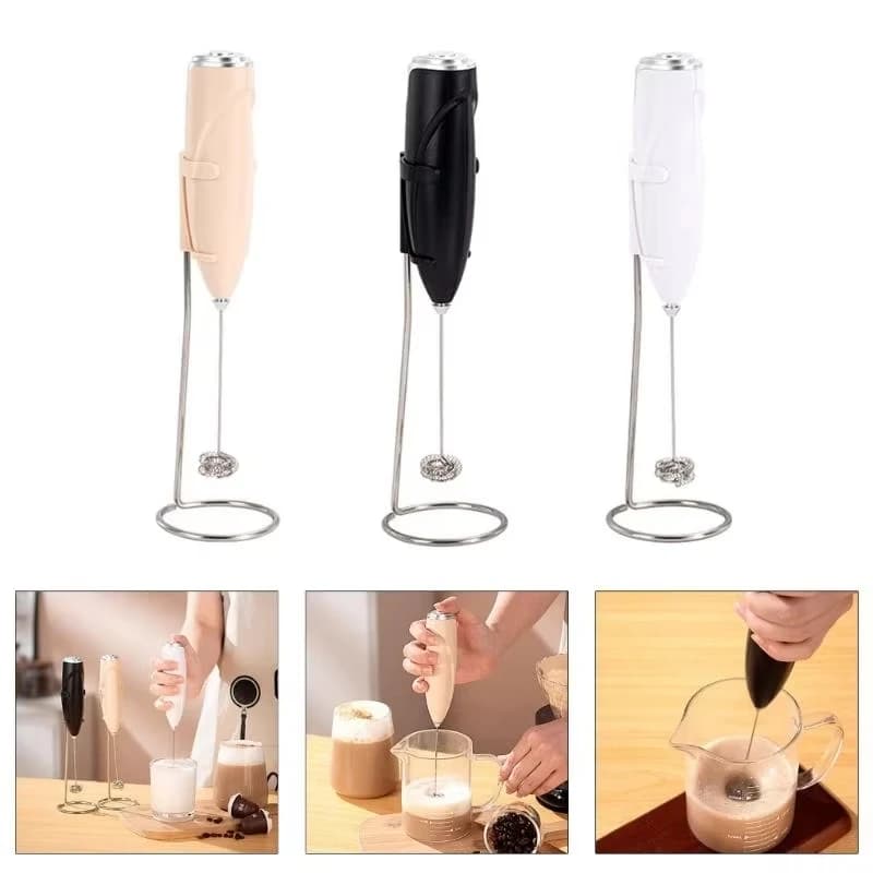 1 set of electric blenders for milk and egg mixers, AA batteries, mini foam making machine, foam machine, coffee mixing tool and cooking