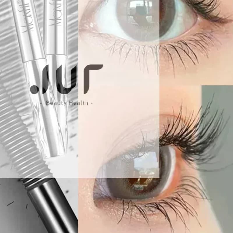 Waterproof Metal Mascara with Silk Fibers, Black, for Long and Incurved Eyelashes, Not Grumulating, for Make Eyes